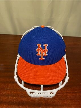 New York Mets New Era 59Fifty Blue Flex Fit Baseball Cap size 7 1/2